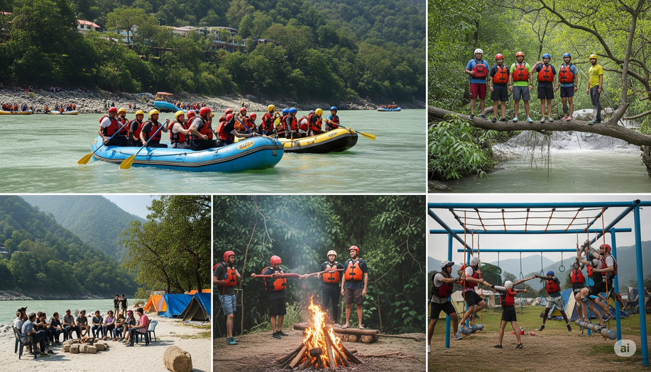 Rishikesh River Camp & Team Challenge
